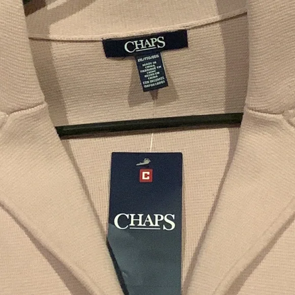 🆕 CHAPS- Pink Knit Blazer (XXL) NWT! - Picture 10 of 10